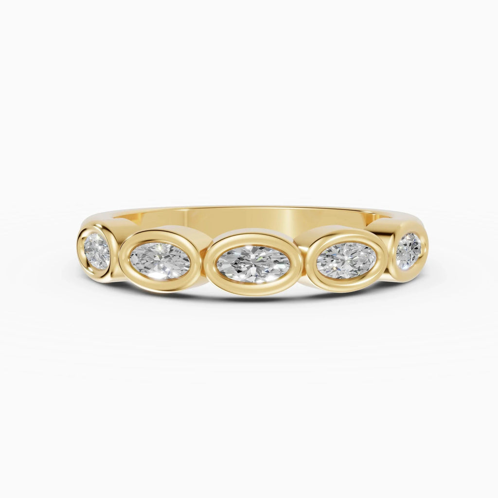 Alianzas Estela en oro amarillo - BRAVORA joyería