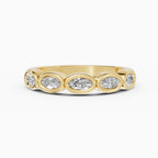 Alianzas Estela en oro amarillo - BRAVORA joyería