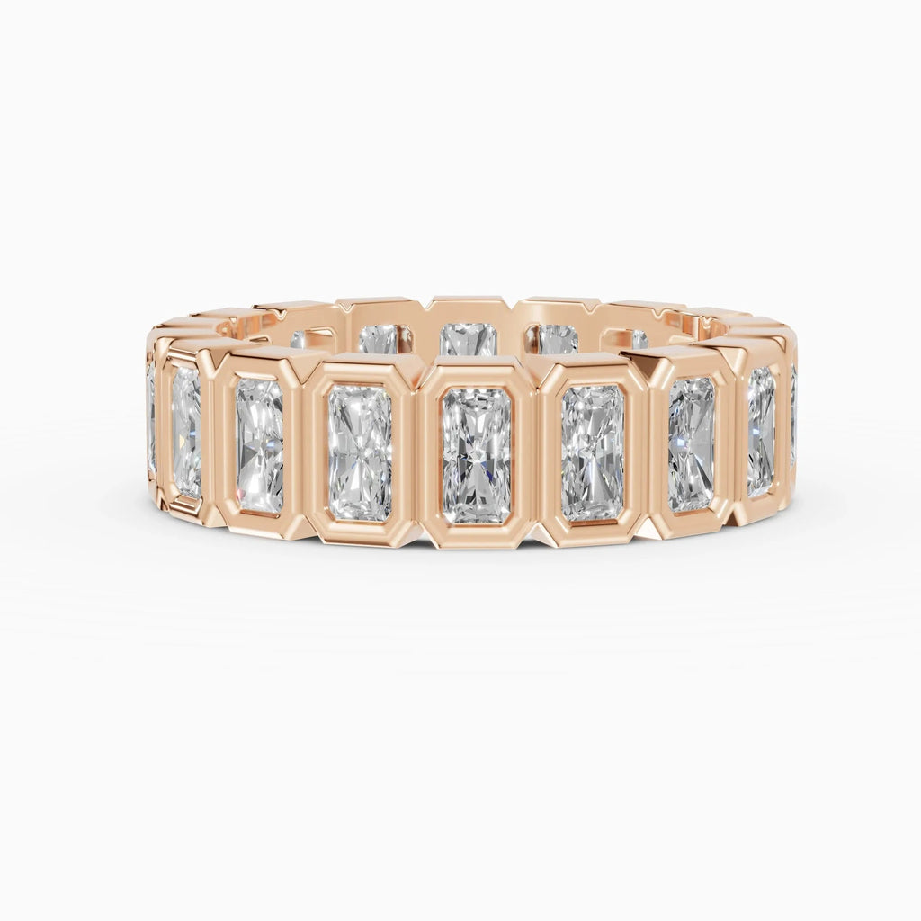 Alianzas eternity Estela en oro rosa - BRAVORA joyería