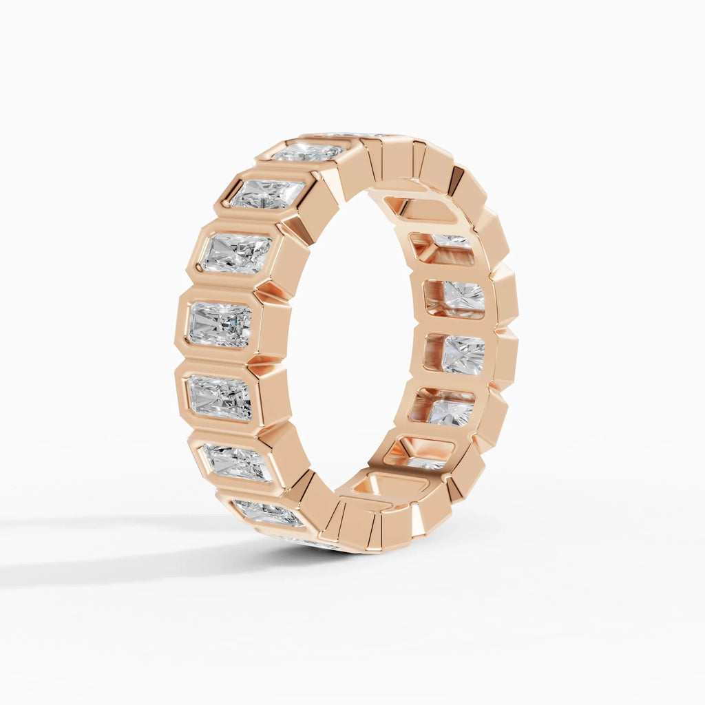 Alianzas eternity Estela en oro rosa - BRAVORA joyería