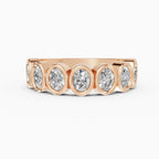 Alianzas Estela en oro rosa - BRAVORA joyería