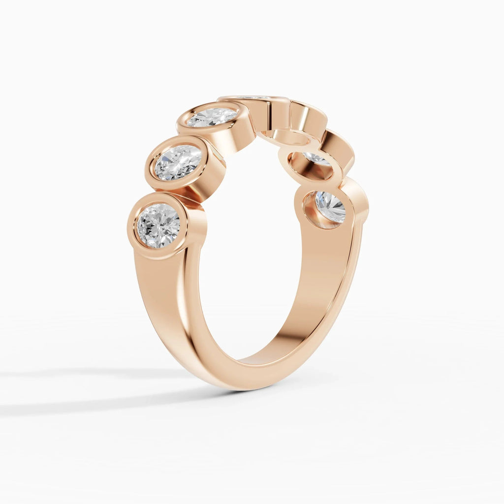 Alianzas Estela en oro rosa - BRAVORA joyería