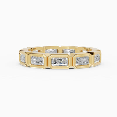 Alianzas eternity Estela en oro amarillo - BRAVORA joyería