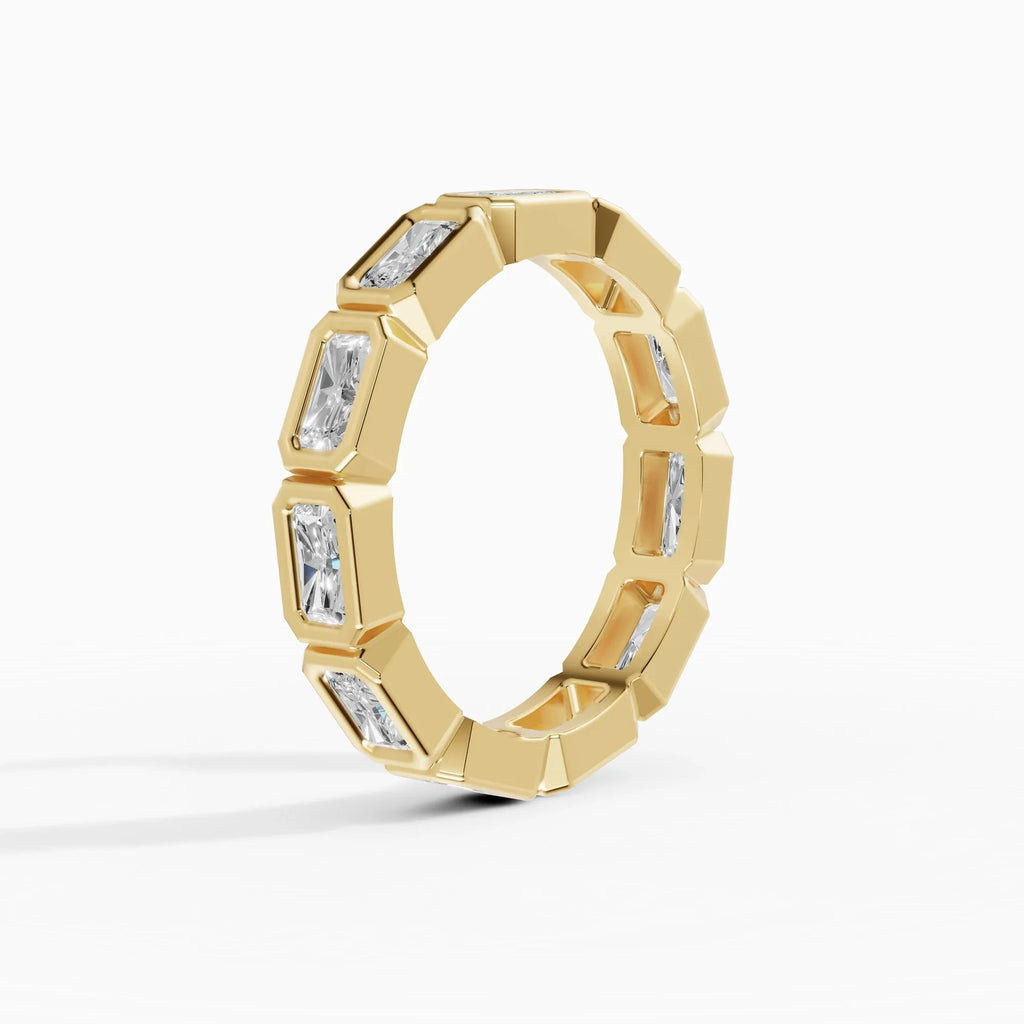 Alianzas eternity Estela en oro amarillo - BRAVORA joyería