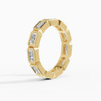 Alianzas eternity Estela en oro amarillo - BRAVORA joyería