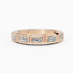Alianzas Estela en oro rosa - BRAVORA joyería