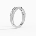 Alianzas Estela en oro blanco - BRAVORA joyería