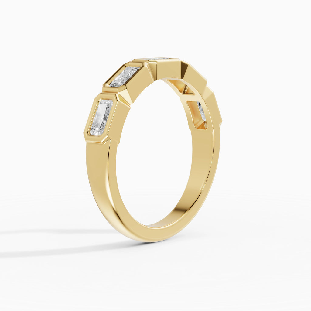 Alianzas Estela en oro amarillo - BRAVORA joyería