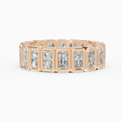 Alianzas eternity Estela en oro rosa - BRAVORA joyería