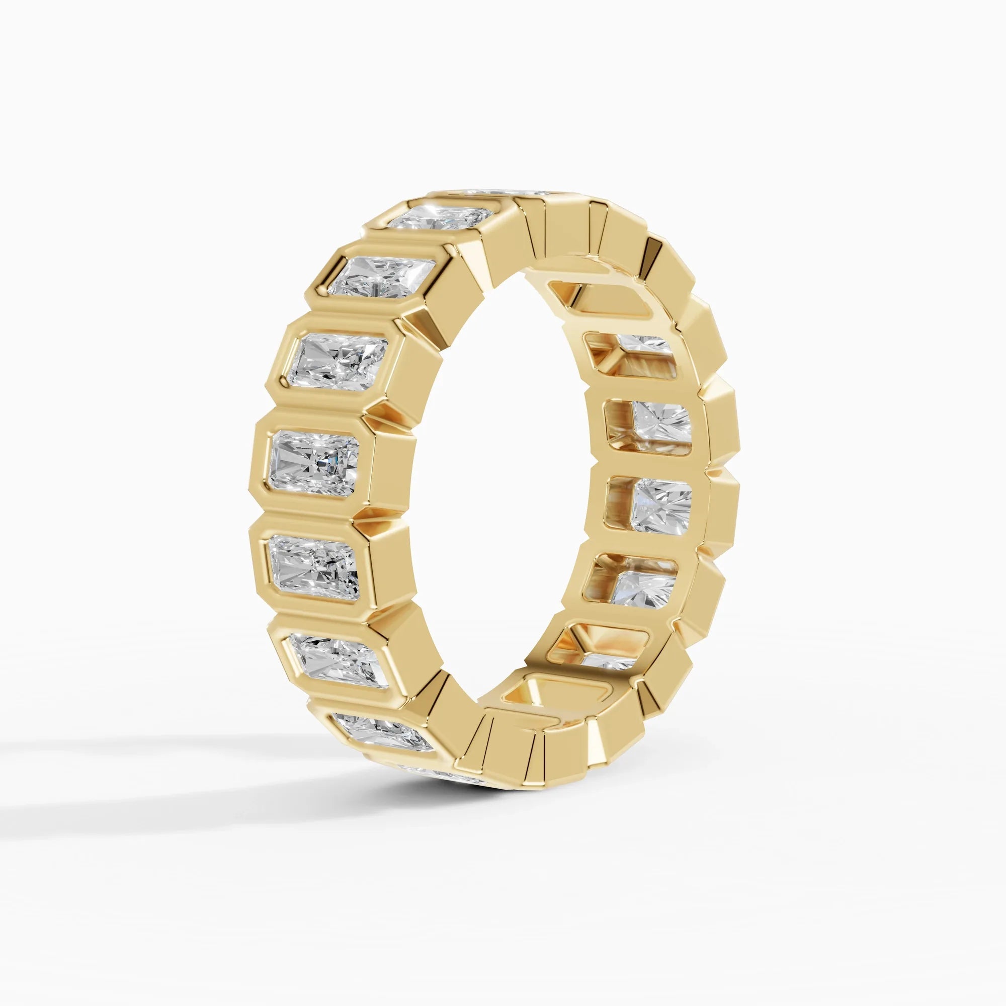 Alianzas eternity Estela en oro amarillo - BRAVORA joyería