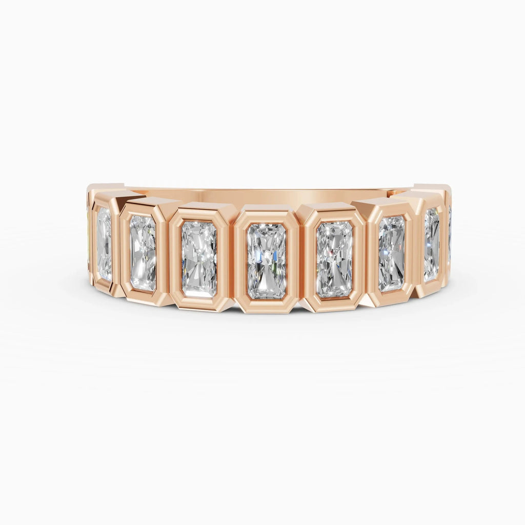 Alianzas Estela en oro rosa - BRAVORA joyería