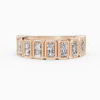 Alianzas Estela en oro rosa - BRAVORA joyería