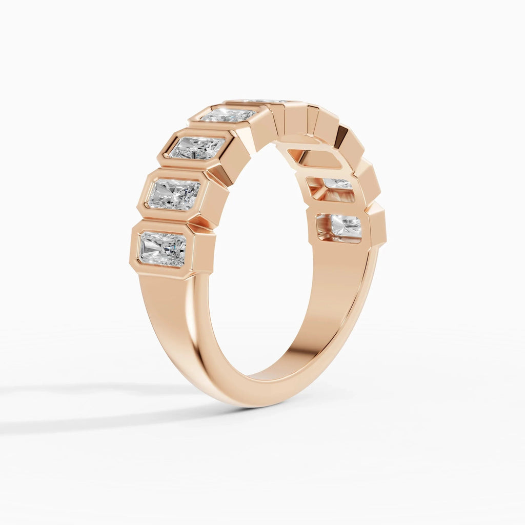 Alianzas Estela en oro rosa - BRAVORA joyería