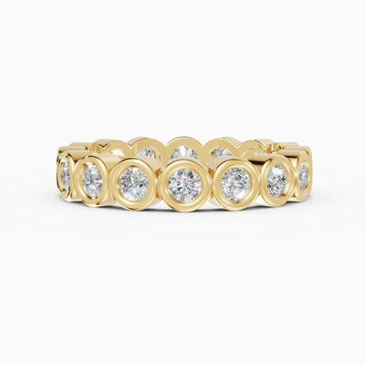 Alianzas eternity Estela en oro amarillo - BRAVORA joyería