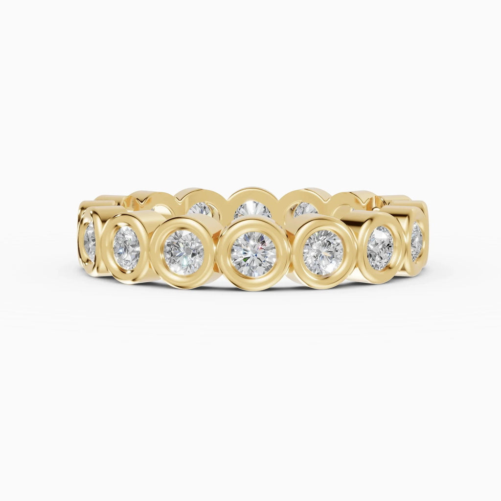 Alianzas eternity Estela en oro amarillo - BRAVORA joyería