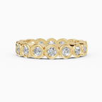 Alianzas eternity Estela en oro amarillo - BRAVORA joyería