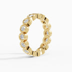 Alianzas eternity Estela en oro amarillo - BRAVORA joyería