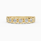 Alianzas Estela en oro amarillo - BRAVORA joyería