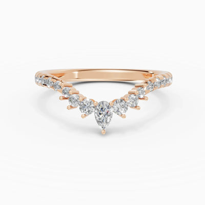 Alianza Cove en oro rosa - BRAVORA joyería