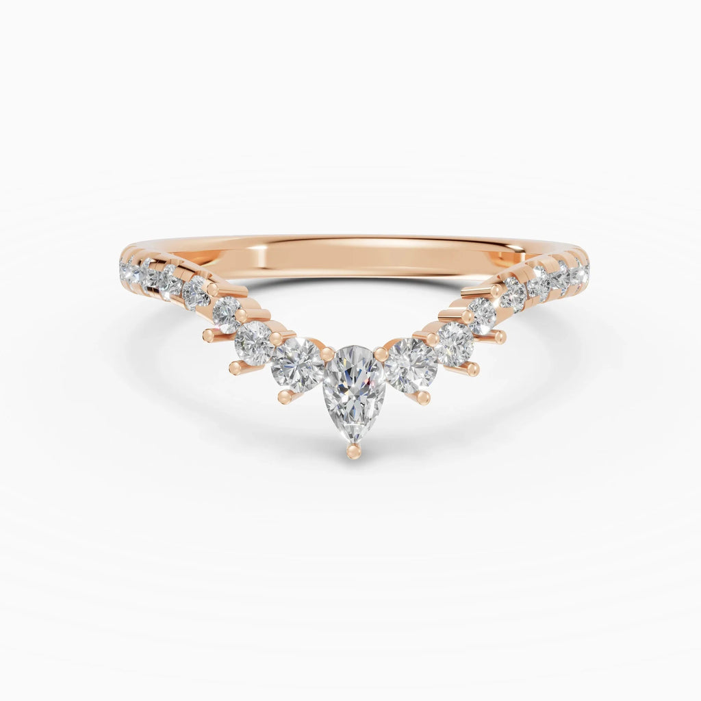 Alianza Cove en oro rosa - BRAVORA joyería
