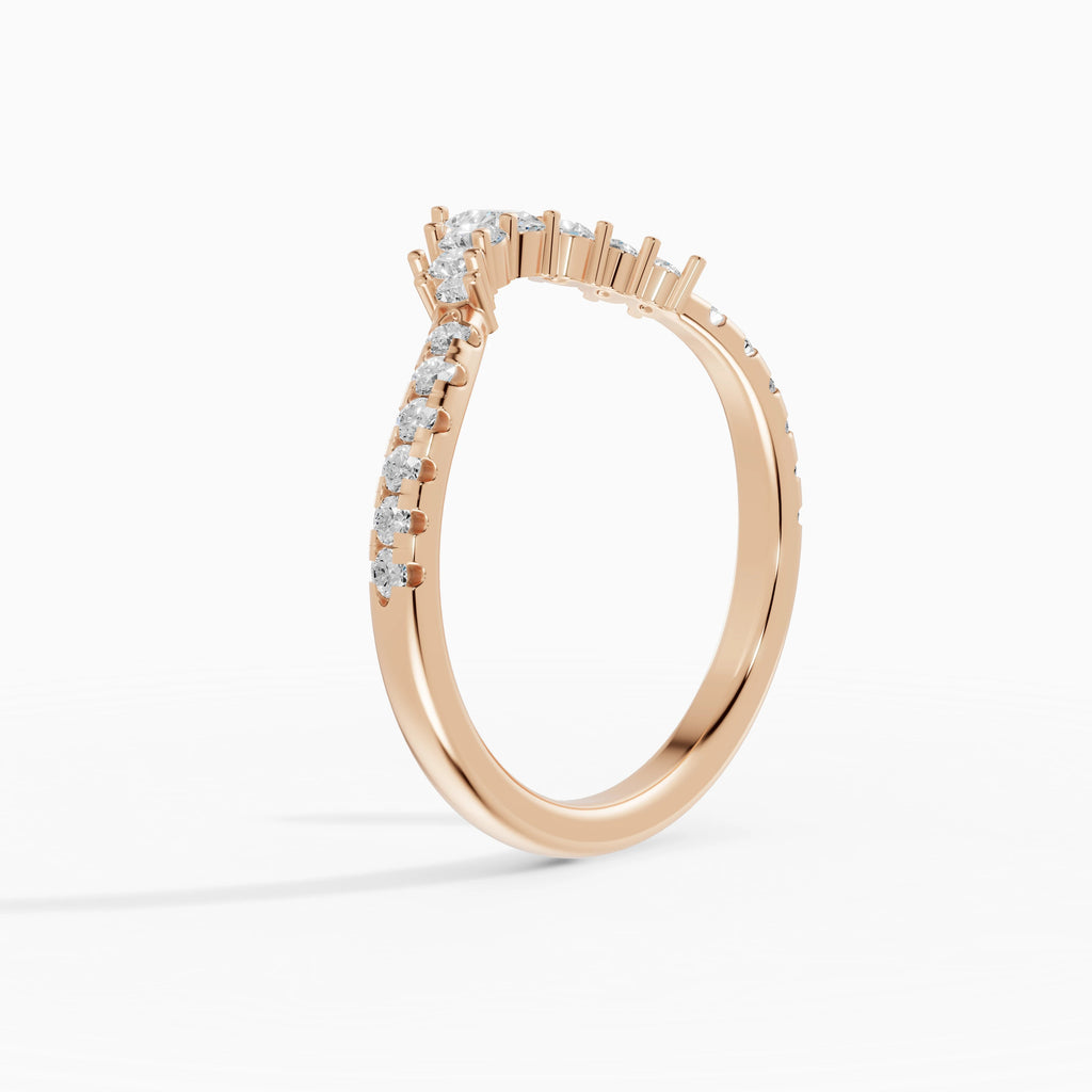 Alianza Cove en oro rosa - BRAVORA joyería