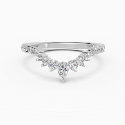 Alianza Cove en oro blanco - BRAVORA joyería