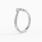 Alianza Cove en oro blanco - BRAVORA joyería