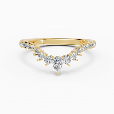 Alianza Cove en oro amarillo - BRAVORA joyería
