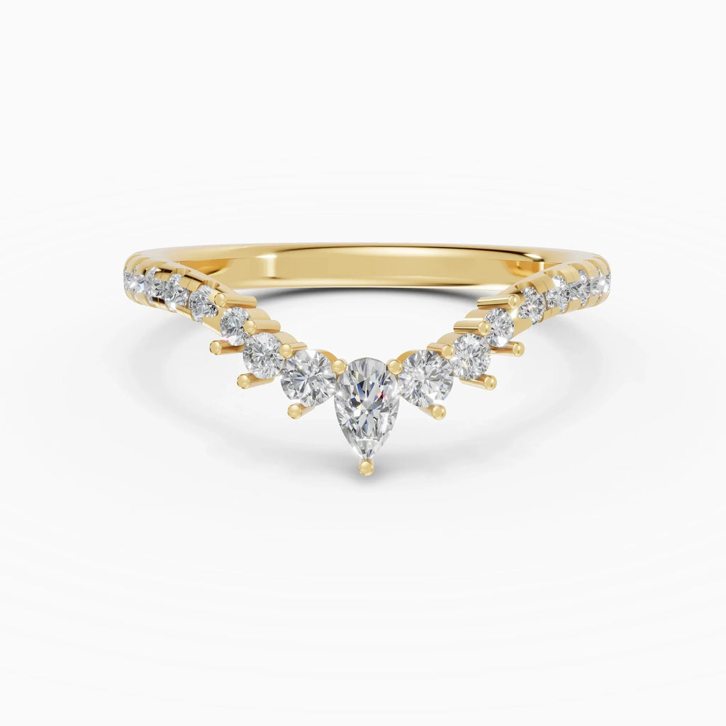 Alianza Cove en oro amarillo - BRAVORA joyería