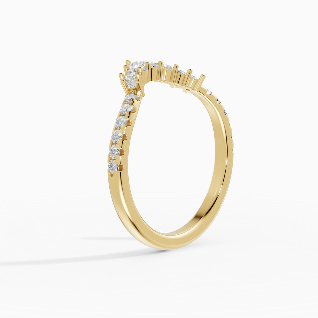 Alianza Cove en oro amarillo - BRAVORA joyería