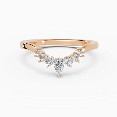 Alianza Cove en oro rosa - BRAVORA joyería