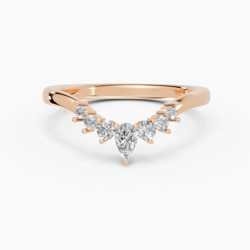 Alianza Cove en oro rosa - BRAVORA joyería