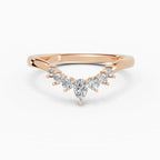 Alianza Cove en oro rosa - BRAVORA joyería