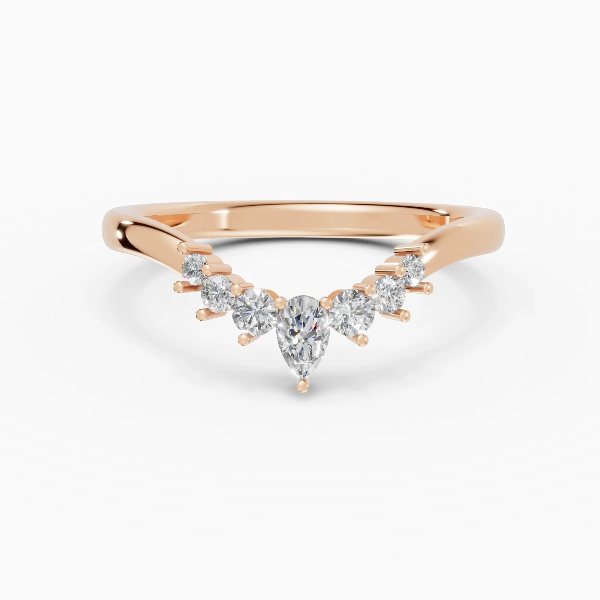 Alianza Cove en oro rosa - BRAVORA joyería