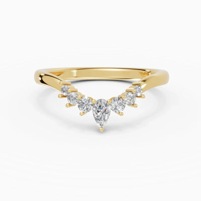 Alianza Cove en oro amarillo - BRAVORA joyería