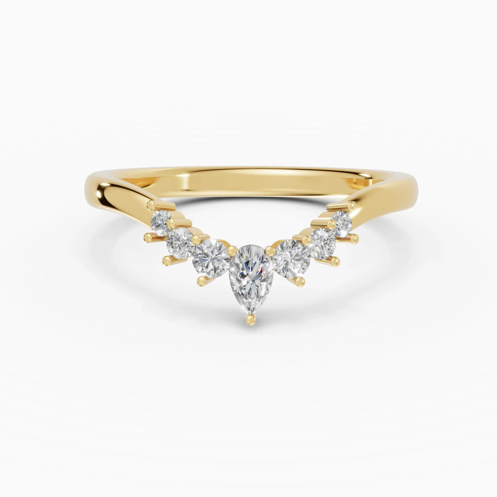 Alianza Cove en oro amarillo - BRAVORA joyería