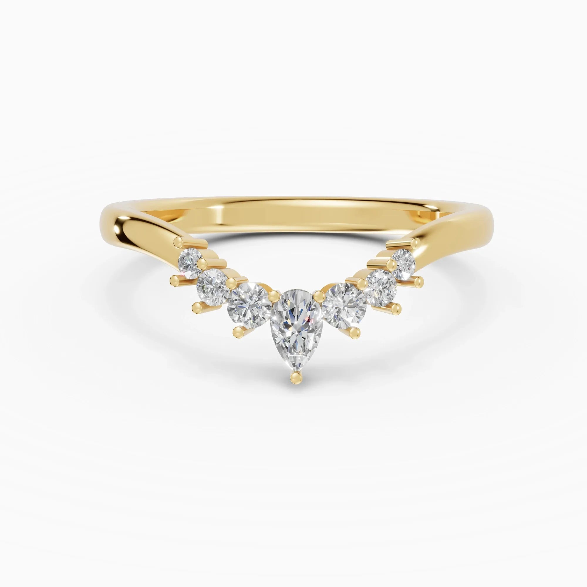 Alianza Cove en oro amarillo - BRAVORA joyería
