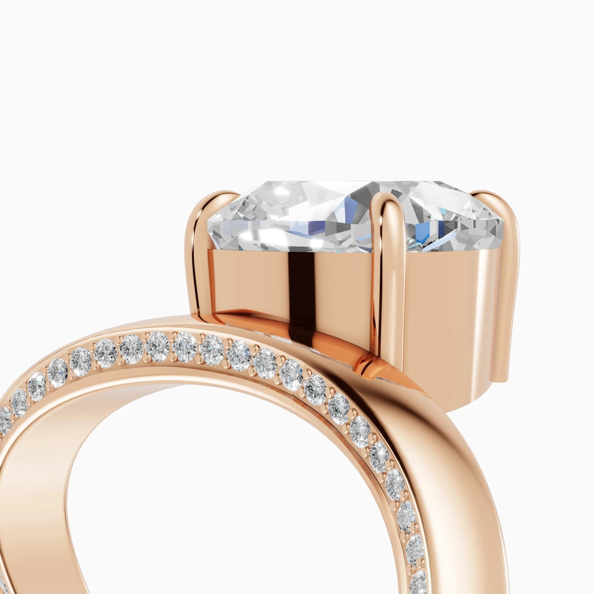 Anillos de compromiso Marea en oro rosa - BRAVORA joyería