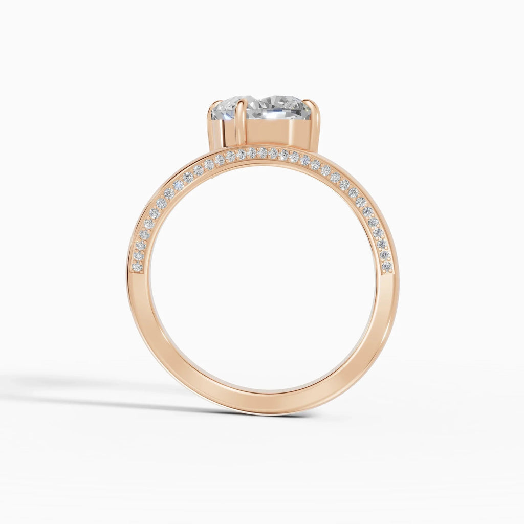 Anillos de compromiso Marea en oro rosa - BRAVORA joyería