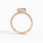 Anillos de compromiso Marea en oro rosa - BRAVORA joyería