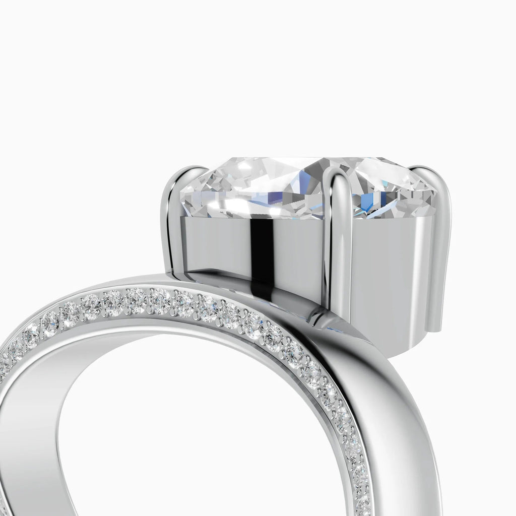 Anillos de compromiso Marea en oro blanco - BRAVORA joyería