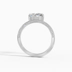 Anillos de compromiso Marea en oro blanco - BRAVORA joyería