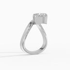 Anillos de compromiso Marea en oro blanco - BRAVORA joyería