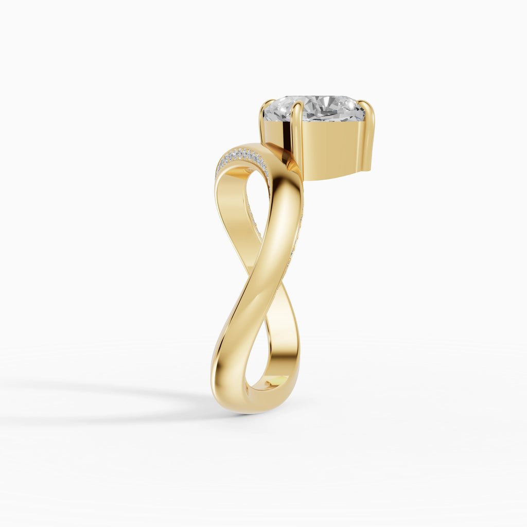 Anillos de compromiso Marea en oro amarillo - BRAVORA joyería