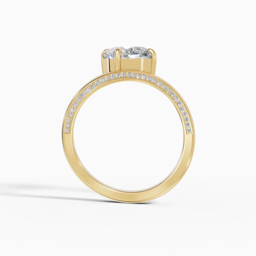 Anillos de compromiso Marea en oro amarillo - BRAVORA joyería