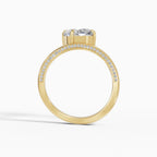 Anillos de compromiso Marea en oro amarillo - BRAVORA joyería