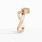 Anillos de compromiso Marea en oro rosa - BRAVORA joyería