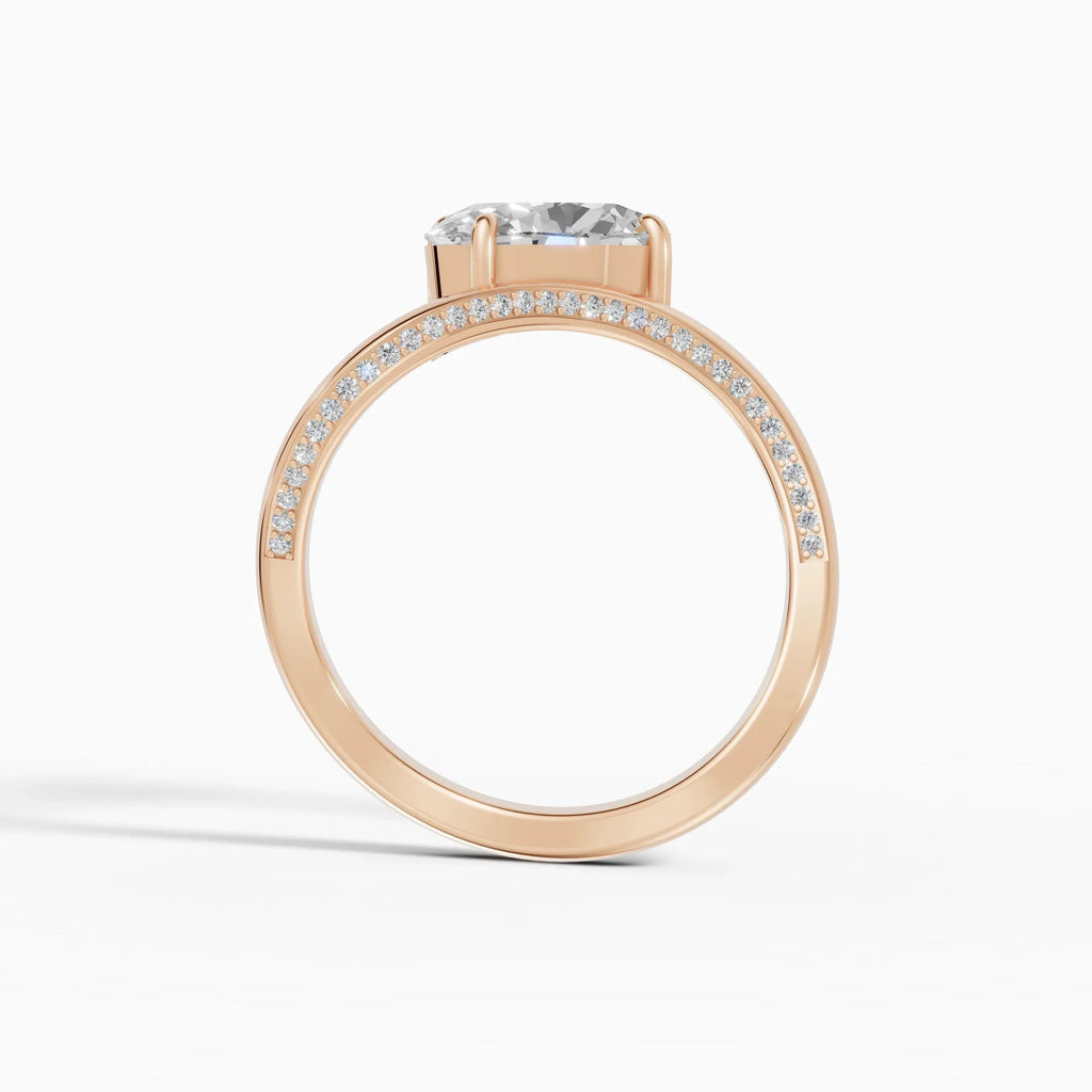 Anillos de compromiso Marea en oro rosa - BRAVORA joyería