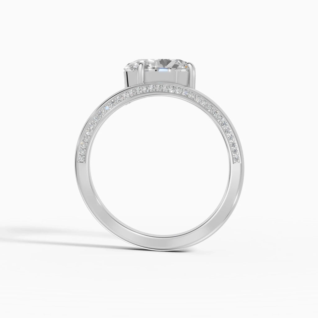 Anillos de compromiso Marea en oro blanco - BRAVORA joyería