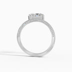 Anillos de compromiso Marea en oro blanco - BRAVORA joyería